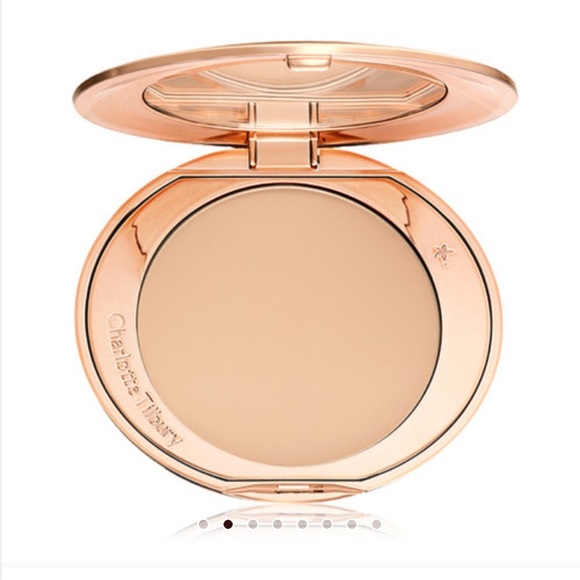 NIB Charlotte Tilbury Airbrush Flawless Finish Setting Powder Compact - 2 Medium - Picture 2 of 11